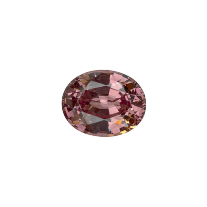 5.92ct Oval Peach Malaya Garnet