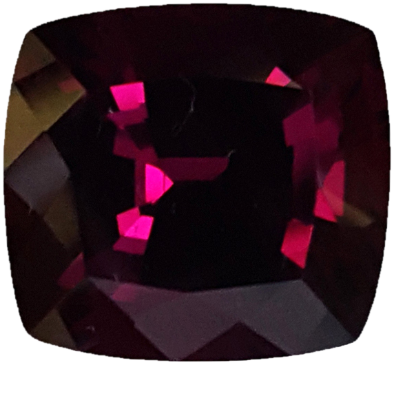 12.92ct Cushion AAA Color Rhodolite