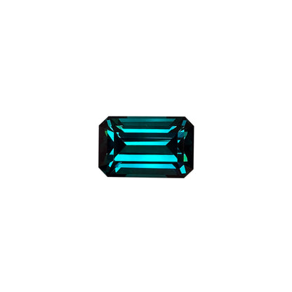 14.44ct Emerald Cut Deep Blue Tourmaline