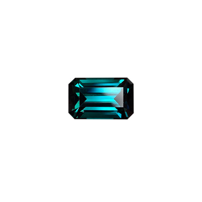 14.44ct Emerald Cut Deep Blue Tourmaline