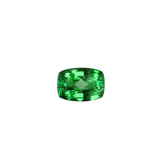 2.22ct Cushion Bright Green Tsavorite