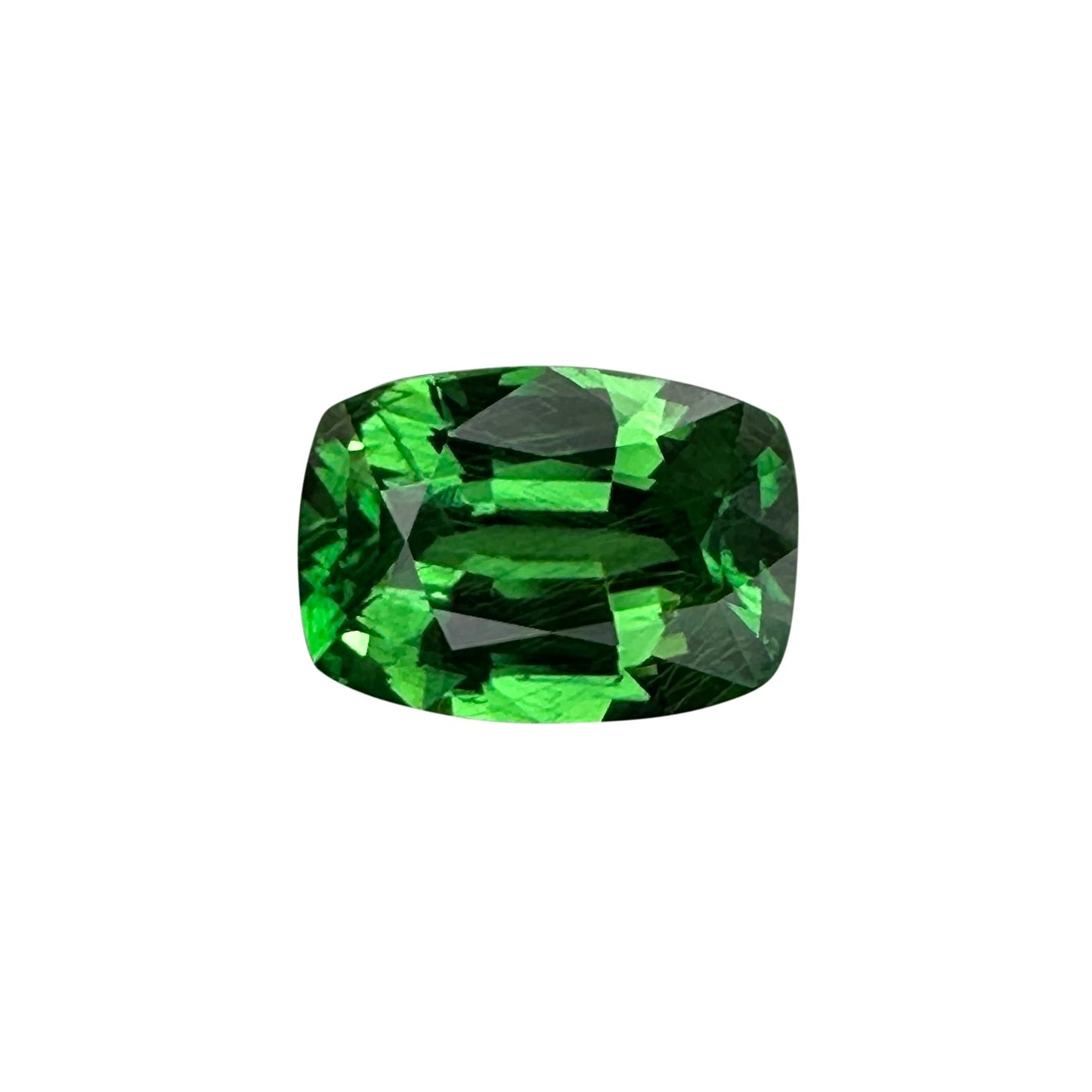2.22ct Cushion Bright Green Tsavorite