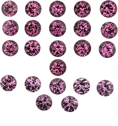 6.0mm Round Rhodolite Garnet