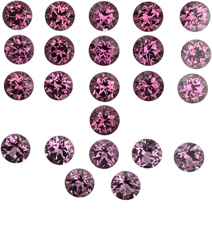 6.0mm Round Rhodolite Garnet