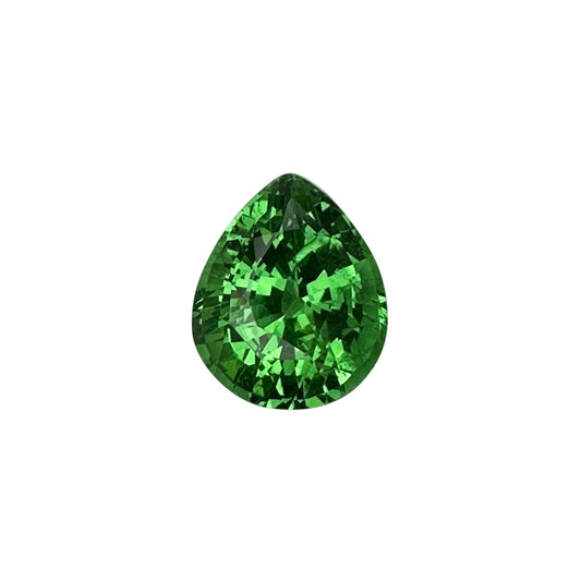 2.39ct Pear Shape Bright Green Tsavorite