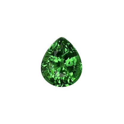 2.39ct Pear Shape Bright Green Tsavorite
