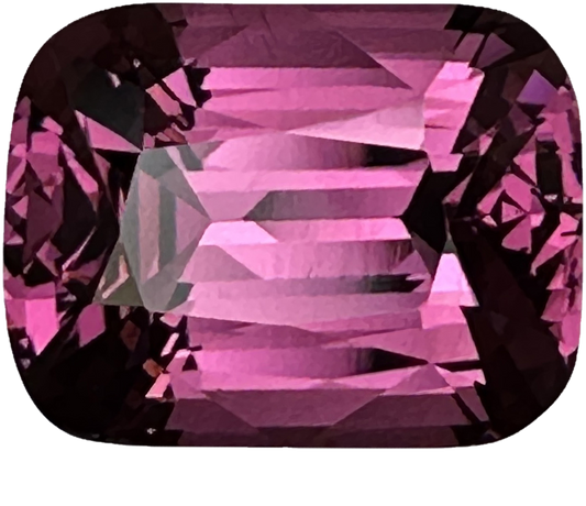 5.07ct Cushion Light Magenta Rhodolite