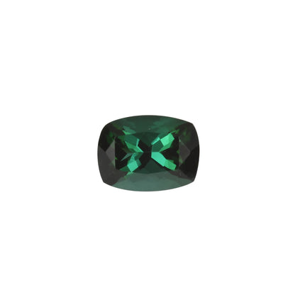 7.9x5.9mm Cushion Deep Blue-Green Tourmaline