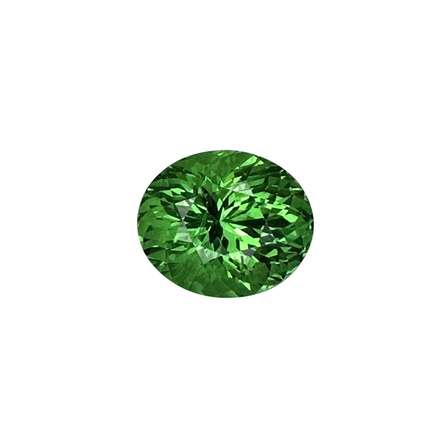 3.07ct Oval Bright Green Tsavorite