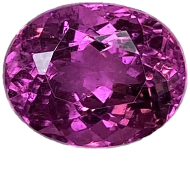 Step Cut Oval Light Pink Tourmaline