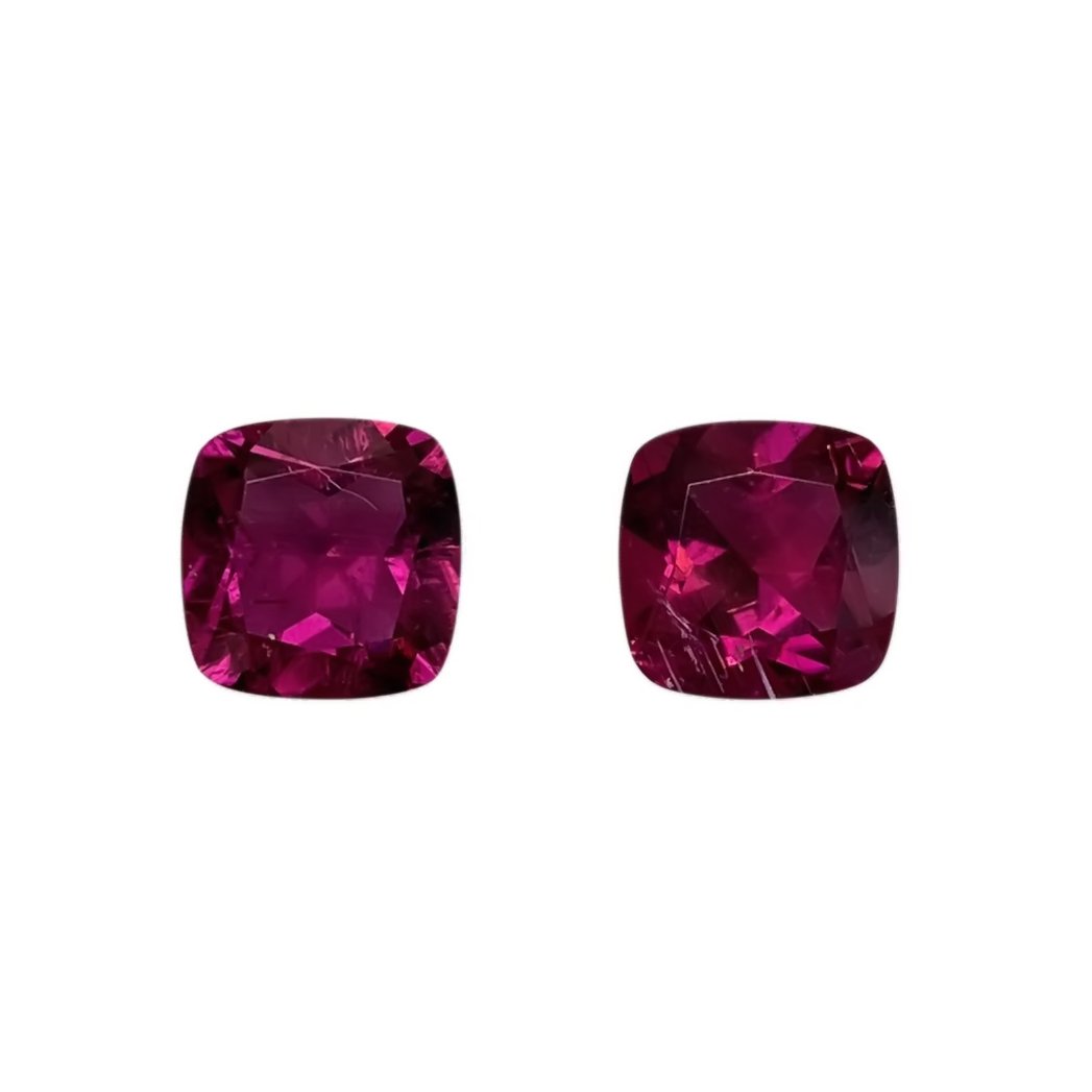 8mm Cushion Fuchsia Color Rubellite
