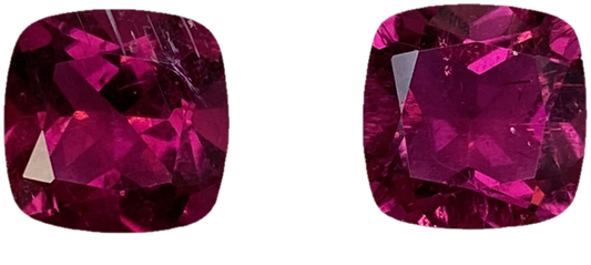 8mm Cushion Fuchsia Color Rubellite