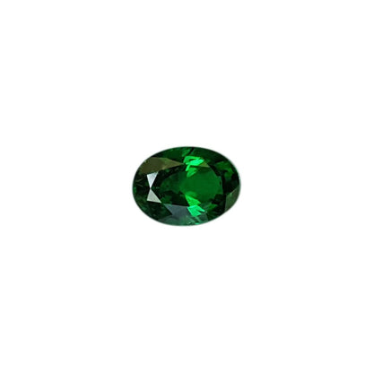 Oval Fine Saturated Green Tsavorite