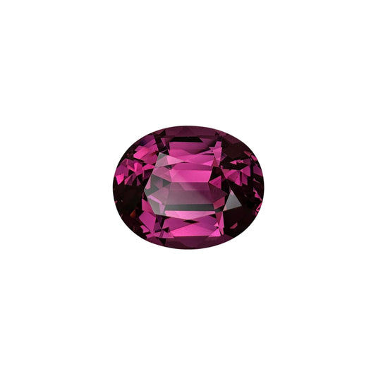 10.01ct Oval Medium Pink Rhodolite
