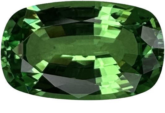 2.38ct Cushion Bright Green Tsavorite