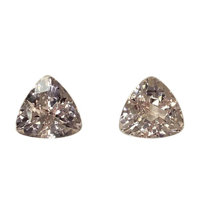 11mm Trillion Peach Morganite Pair