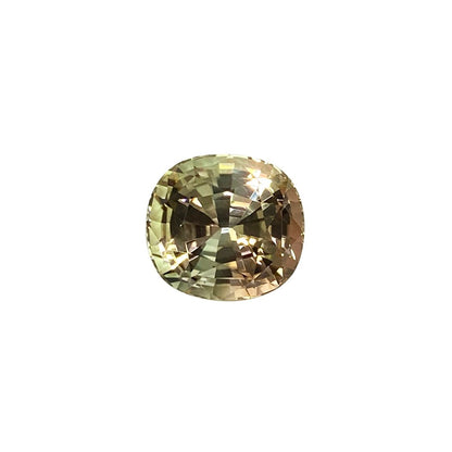 9.7ct Cushion Bi-Color Pink/Green Tourmaline