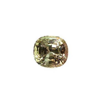 9.7ct Cushion Bi-Color Pink/Green Tourmaline