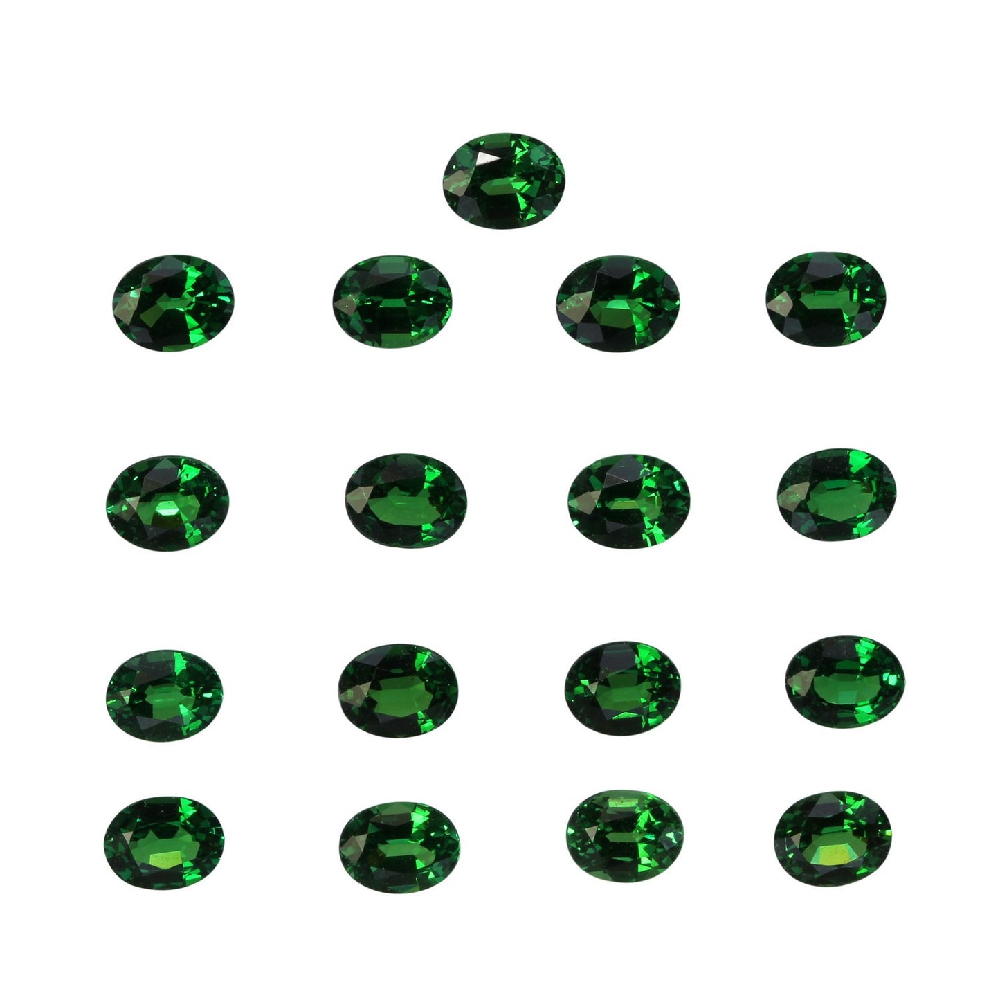 5x4mm Oval Fine Intense Green Tsavorite
