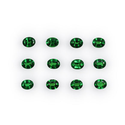 5x4mm Oval Fine Intense Green Tsavorite