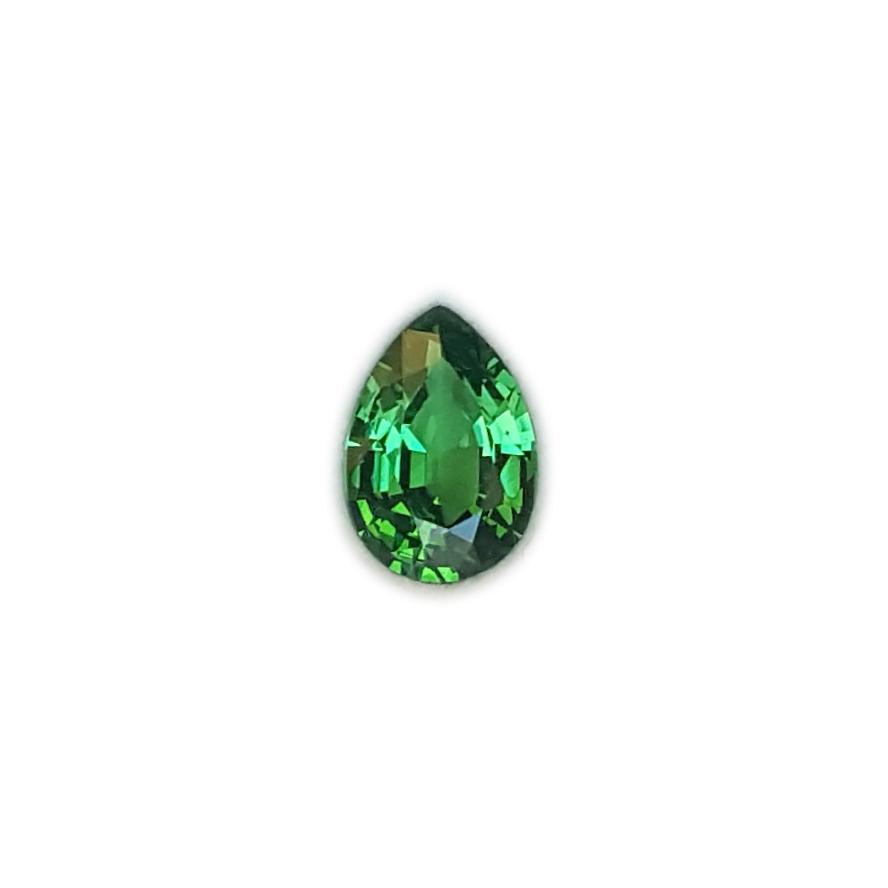 1.35ct Pear Shape Bright Green Tsavorite