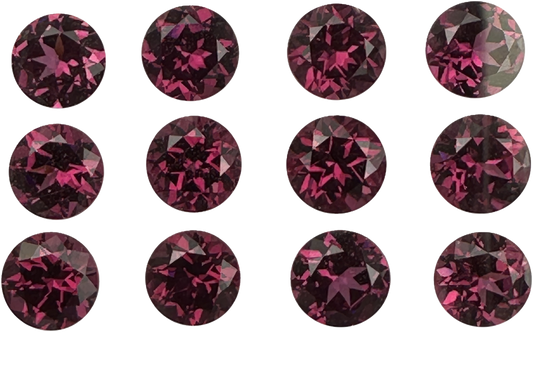 7.0mm Round Rhodolite Garnet