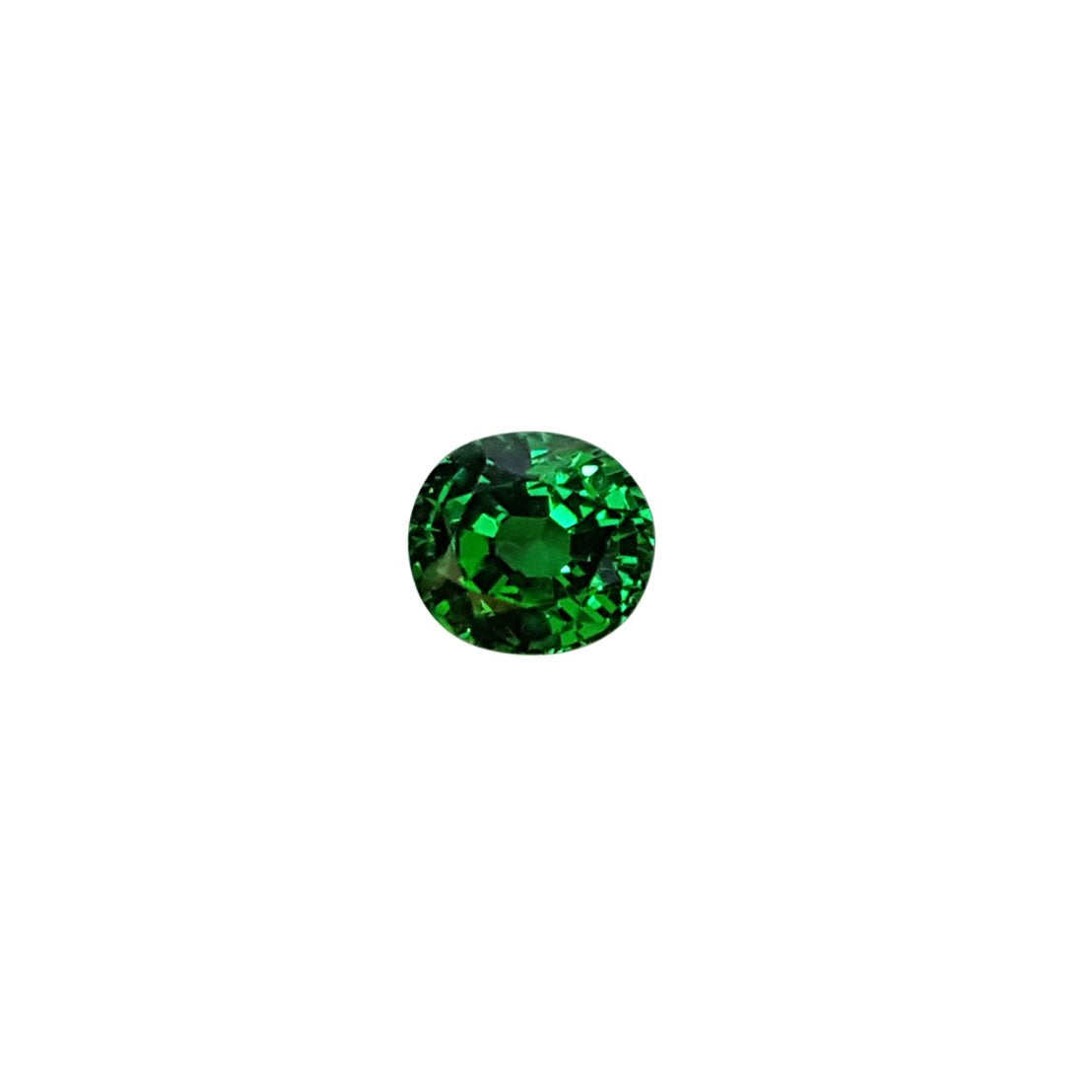 1.09ct Cushion Fine Intense Green Tsavorite
