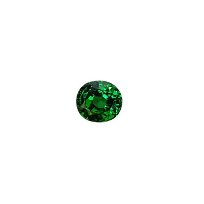 1.09ct Cushion Fine Intense Green Tsavorite