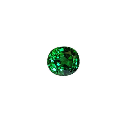 1.09ct Cushion Fine Intense Green Tsavorite