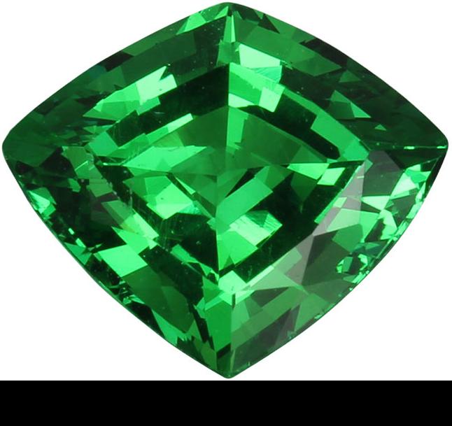 2.81ct Fancy Cut Fine Intense Green Tsavorite