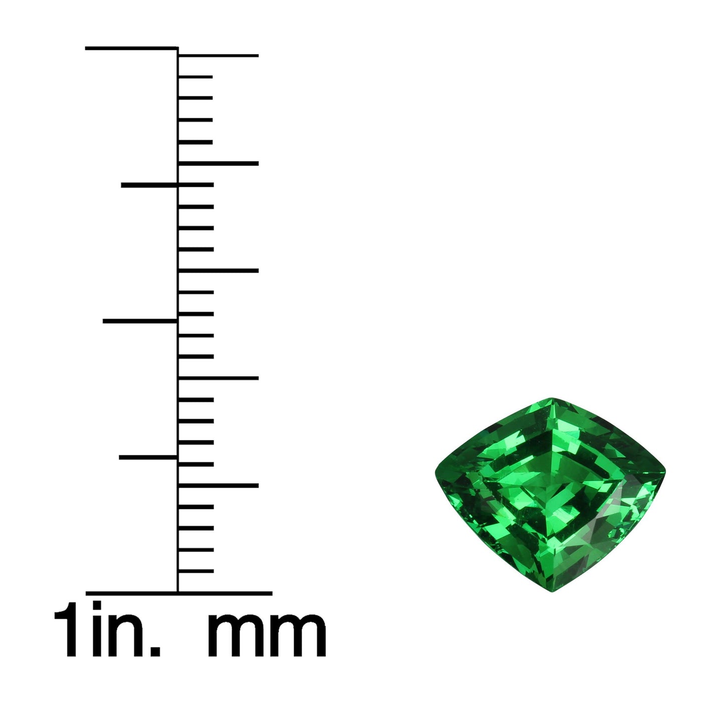 2.81ct Fancy Cut Fine Intense Green Tsavorite