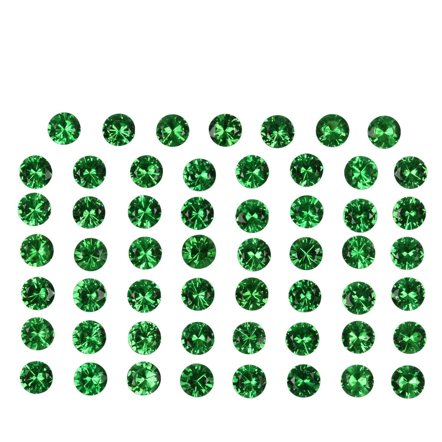 2.9mm Round Bright Green Tsavorite