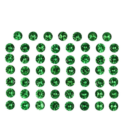 2.9mm Round Bright Green Tsavorite