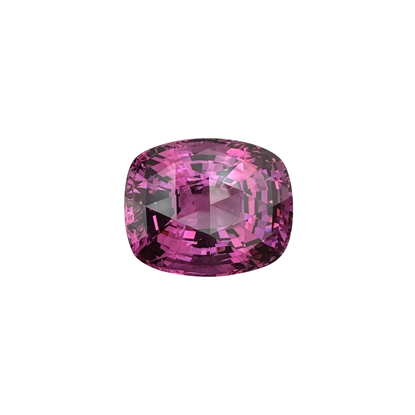 30.41ct Cushion Checkerboard Pink Garnet