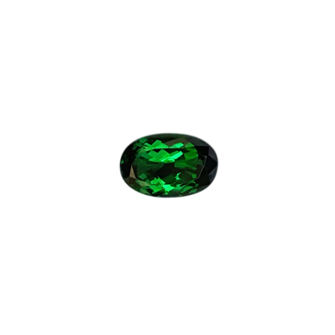 1.54ct Oval Gem Quality - Fine Intense Green Tsavorite
