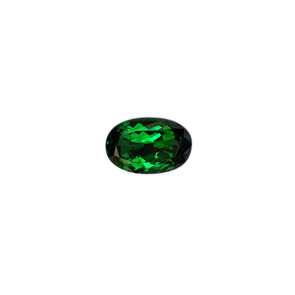 1.54ct Oval Gem Quality - Fine Intense Green Tsavorite