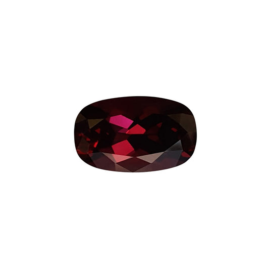5.93ct Cushion Open Burgundy Rhodolite