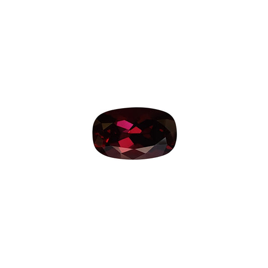5.93ct Cushion Open Burgundy Rhodolite