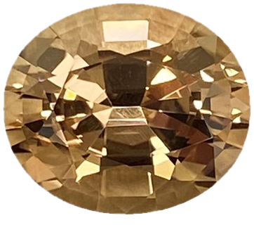 3.38ct Oval C Color Tourmaline