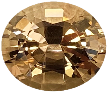3.38ct Oval C Color Tourmaline