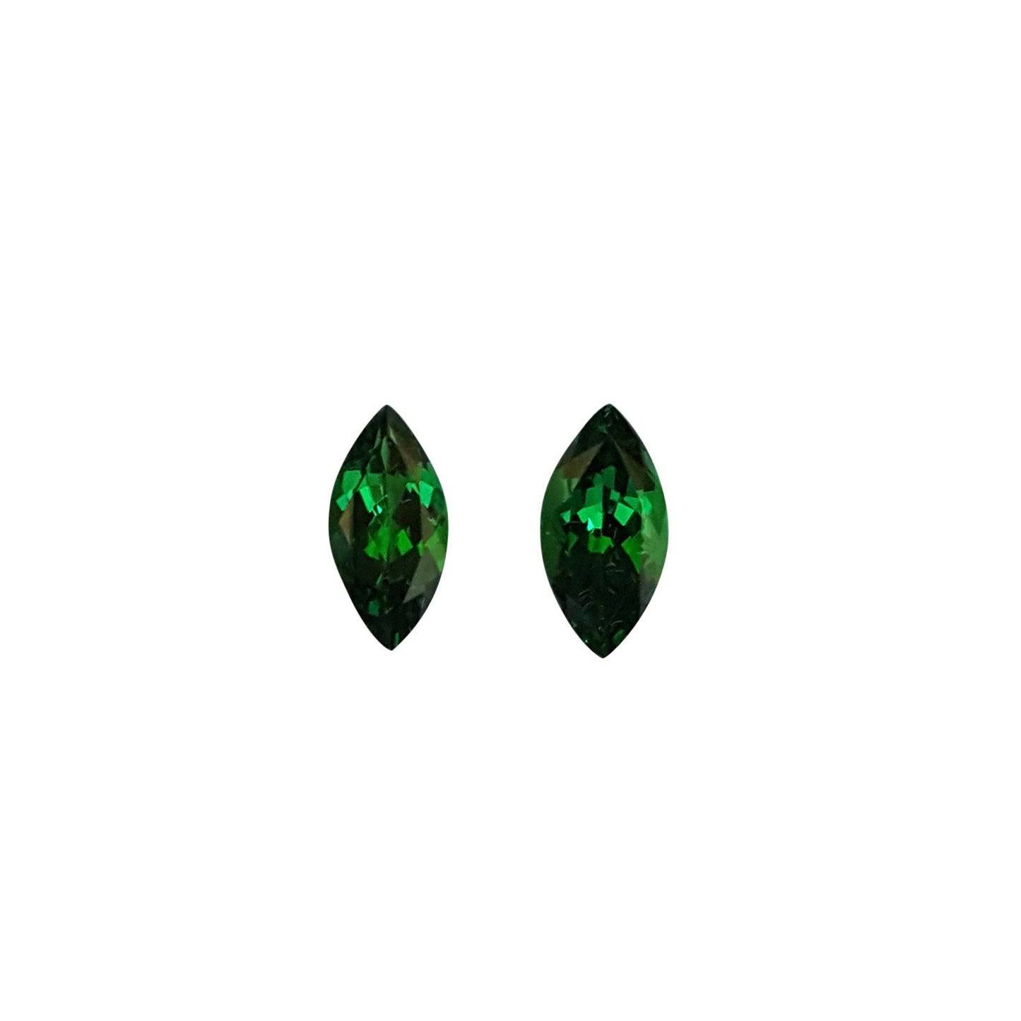 9x4.5mm Marquise Fine Intense Green Tsavorite Pair