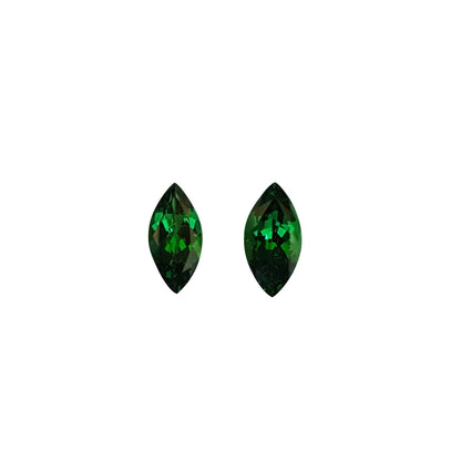 9x4.5mm Marquise Fine Intense Green Tsavorite Pair