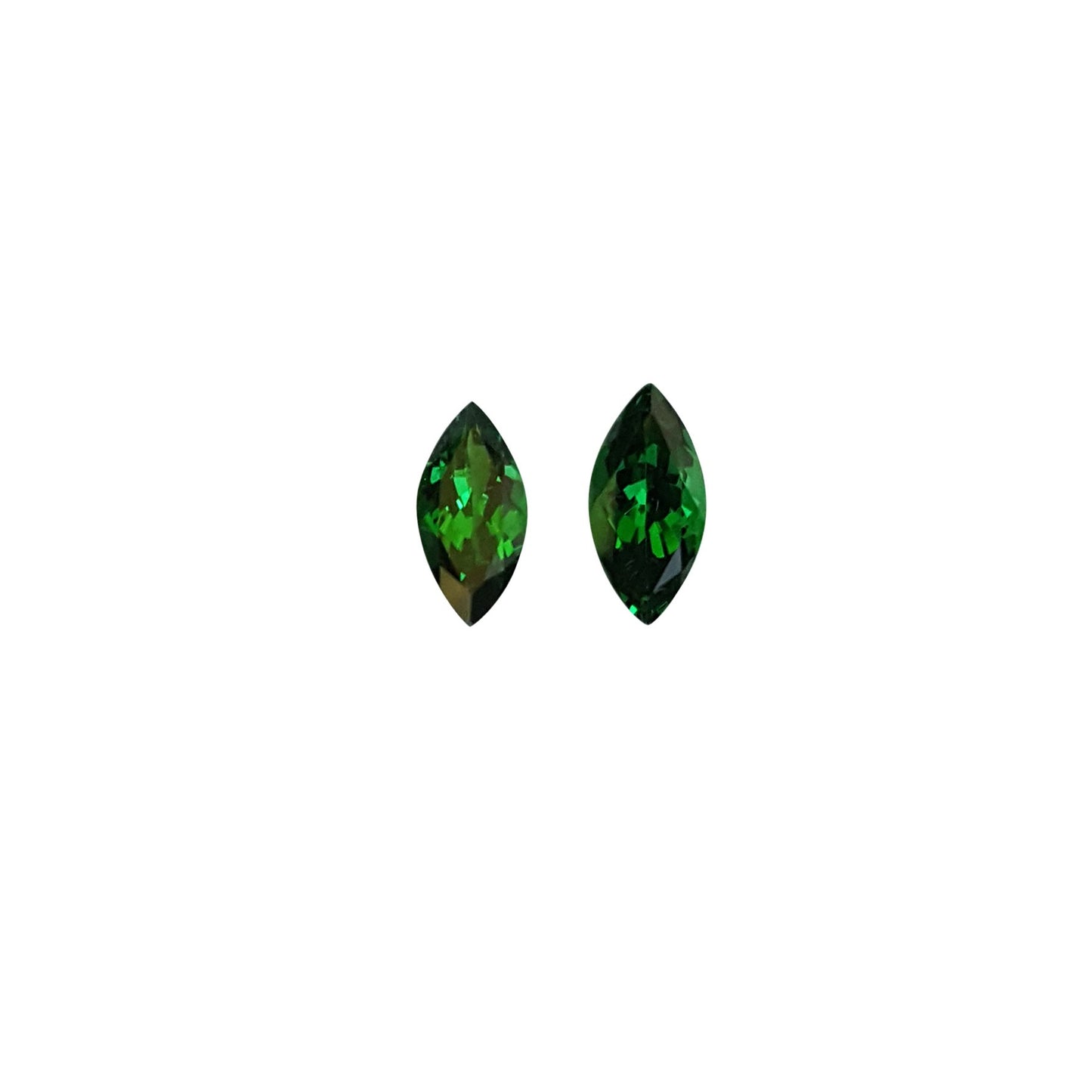 9x4.5mm Marquise Fine Intense Green Tsavorite Pair