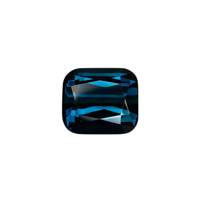 8.65ct Cushion Deep Blue-Green Tourmaline