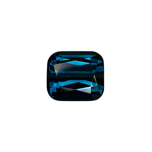 8.65ct Cushion Deep Blue Tourmaline