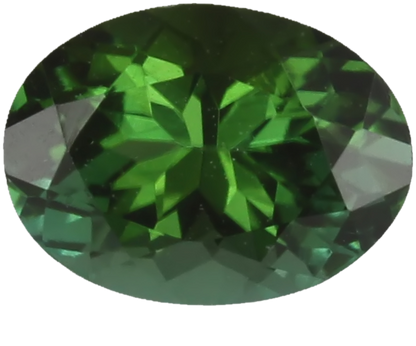 7x5.2mm Oval Medium Blue-Green Tourmaline