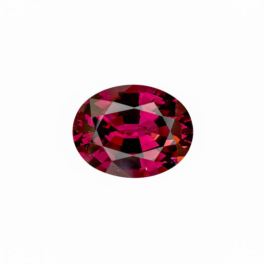 10.91ct Oval Open Burgundy Rhodolite
