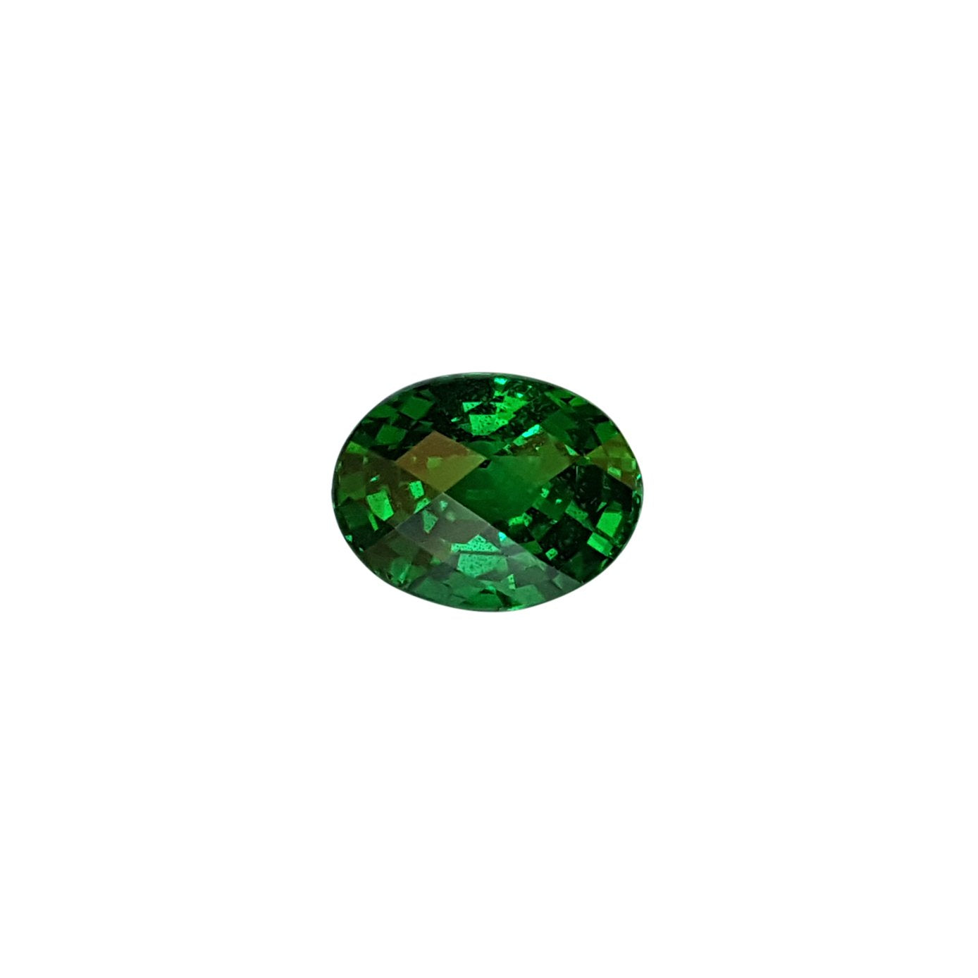 3.41ct Oval Fine Intense Green Tsavorite