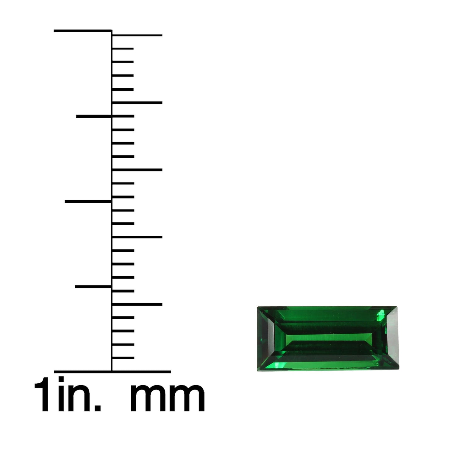 1.83ct Baguette Chrome Tourmaline