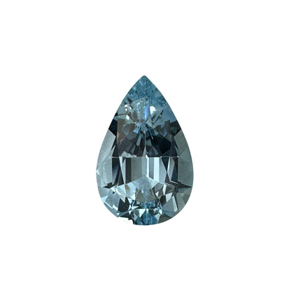 3.74ct Pear Shape A Color Aquamarine